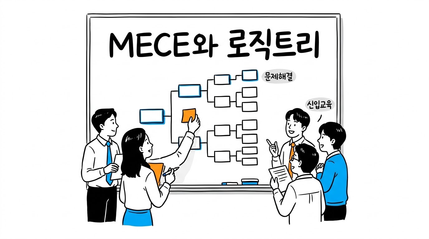 신입직원 문제해결 교육, MECE와 로직트리로 어떻게 하나 (A공공기관 공무직 과정 후기)
